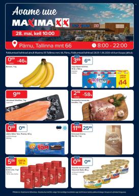 maxima - Maxima kliendileht - Pärnu Maxima XX avamispakkumised (28.05 - 1.06.2026)