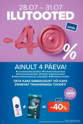 maxima - Maxima kliendileht - Ilutooted -40% (28.07 - 31.07.2026)