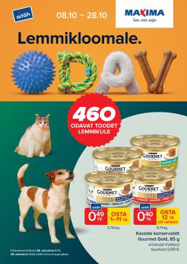 maxima - Lemmikutepäevad (2026-10-08 - 2026-10-28)