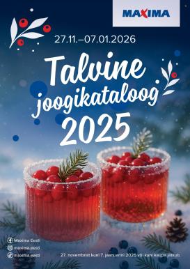 maxima - Maxima kliendileht - Joogikataloog (27.11.2025 - 7.01.2026)