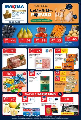 maxima - Maxima kliendileht - Maxima kliendileht (20.01 - 26.01.2026)