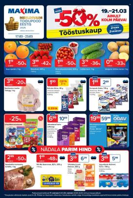 maxima - Maxima kliendileht - Maxima kliendileht (17.03 - 23.03.2026)