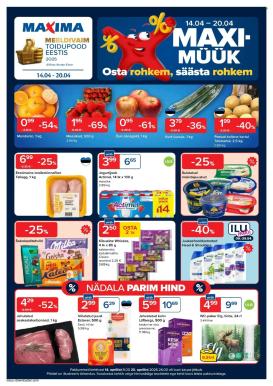 maxima - Maxima kliendileht - Maxima kliendileht (14.04 - 20.04.2026)