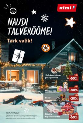 rimi - Rimi kliendileht - Rimi Jõrulukataloog (18.11 - 29.12.2025)
