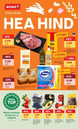 rimi - Rimi kliendileht - Kliendileht (17.03 - 23.03.2026)