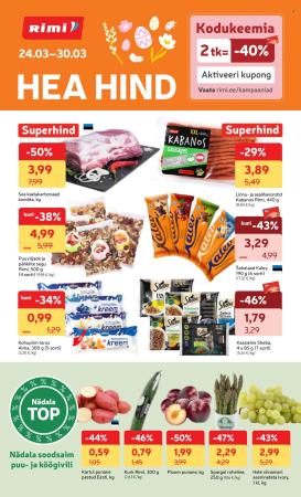 rimi - Rimi kliendileht - Kliendileht (24.03 - 30.03.2026)