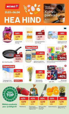 rimi - Rimi kliendileht - Kliendileht (31.03 - 6.04.2026)