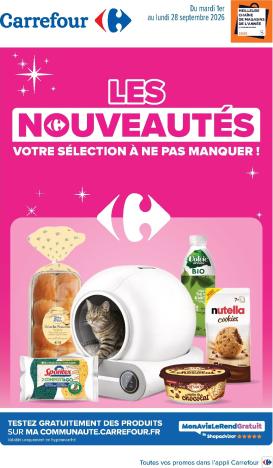 carrefour - Flyer Carrefour - Innovations De Septembre pour la semaine prochaine du du mardi 01/09/2026 au du lundi 28/09/2026