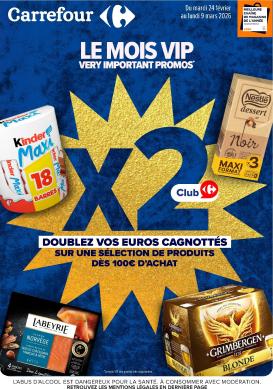 carrefour - Catalogue Carrefour - Le Mois VIP valable du 24/02/2026 au 09/03/2026