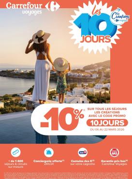 carrefour - Catalogue Carrefour - Voyages valable du 06/03/2026 au 22/03/2026