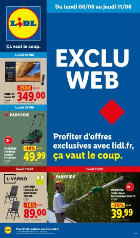 lidl - Current Lidl - Les Exclus Web leaflet valid from du lundi 08/06/2026 to de jeudi 11/06/2026