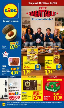 lidl - Flyer Lidl pour la semaine prochaine du de jeudi 18/06/2026 au du mercredi 24/06/2026
