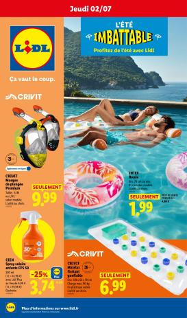 lidl - Flyer Lidl - Profitez de l'été avec pour la semaine prochaine du de jeudi 02/07/2026 au du mercredi 08/07/2026