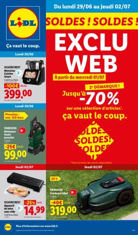 lidl - Current Lidl - Exclus Web leaflet valid from du lundi 29/06/2026 to de jeudi 02/07/2026