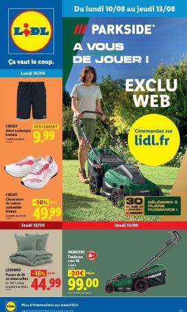 lidl - Current Lidl - Exclus Web leaflet valid from du lundi 10/08/2026 to de jeudi 13/08/2026