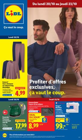 lidl - Catalogue Lidl - Les bonnes affaires de la semaine valable du 20/10 au 23/10
