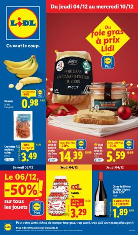 lidl - Catalogue Lidl valable du 04/12 au 10/12