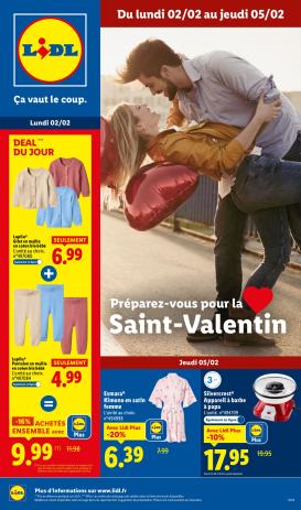 lidl - Catalogue Lidl - Préparez-vous pour la St Valentin valable du 02/02/2026 au 05/02/2026
