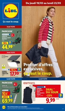 lidl - Catalogue Lidl - Les bonnes affaires de la semaine valable du 19/03/2026 au 23/03/2026