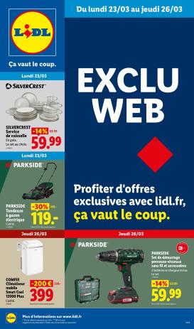 lidl - Catalogue Lidl - Exclu Web valable du 23/03/2026 au 26/03/2026