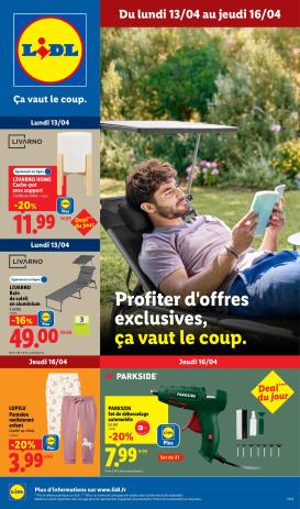lidl - Flyer Lidl - Les bonnes affaires de la semaine pour la semaine prochaine du du lundi 13/04/2026 au de jeudi 16/04/2026