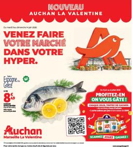 auchan - Flyer Auchan La Valentine pour la semaine prochaine du du mardi 09/06/2026 au du dimanche 14/06/2026