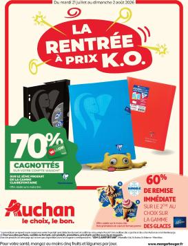 auchan - Flyer Auchan pour la semaine prochaine du du mardi 21/07/2026 au du dimanche 02/08/2026