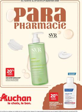 auchan - Flyer Auchan - Parapharmacie, beauté pour la semaine prochaine du du mardi 01/09/2026 au du dimanche 27/09/2026