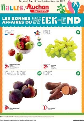 auchan - Current Auchan supermarché leaflet valid from de jeudi 03/09/2026 to du dimanche 06/09/2026