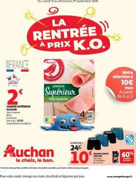 auchan - Current Auchan leaflet valid from du mardi 15/09/2026 to du dimanche 27/09/2026
