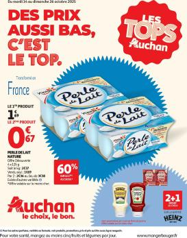 auchan - Catalogue Auchan - Des prix aussi bas, c'est le top valable du 14/10 au 26/10