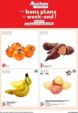 auchan - Catalogue Auchan - Les bons plans du week-end dans votre super valable du 06/11 au 09/11