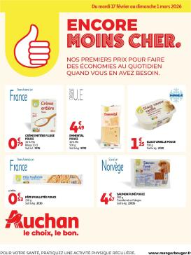 auchan - Catalogue Auchan - Petits prix marque Pouce valable du 17/02/2026 au 01/03/2026