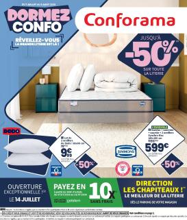 conforama - Current Conforama leaflet valid from du mardi 07/07/2026 to du lundi 03/08/2026
