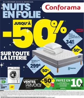 conforama - Catalogue Conforama valable du 23/12 au 26/01