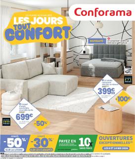 conforama - Current Conforama leaflet valid from du mardi 14/04/2026 to du lundi 18/05/2026