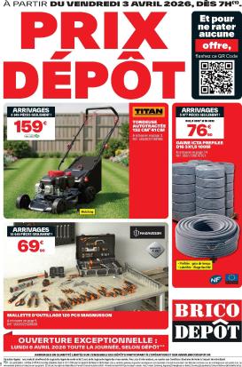brico-depot - Current Brico Dépôt leaflet valid from du vendredi 03/04/2026 to de jeudi 16/04/2026