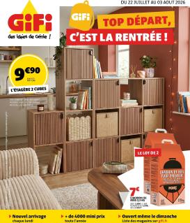 gifi - Current Gifi leaflet valid from du mercredi 22/07/2026 to du lundi 03/08/2026