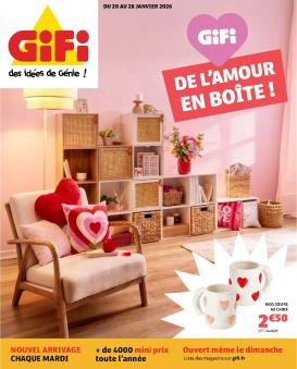 gifi - Catalogue Gifi valable du 20/01 au 28/01