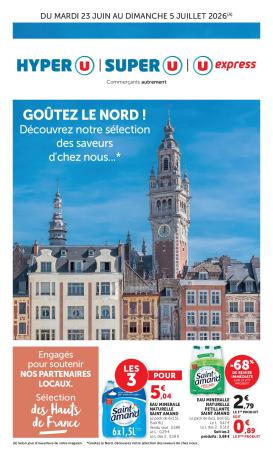 super-u - Flyer Super U - Engagés pour soutenir nos partenaires locaux Hauts de France pour la semaine prochaine du du mardi 23/06/2026 au du dimanche 05/07/2026