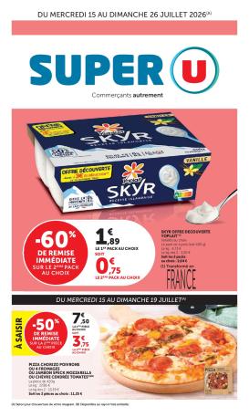 super-u - Prospectus Super U valide du du mercredi 15/07/2026 au du dimanche 26/07/2026