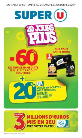 super-u - Prospectus Super U valide du du mardi 29/09/2026 au du dimanche 11/10/2026