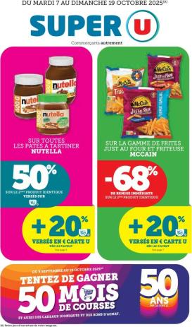 super-u - Catalogue Super U valable du 07/10 au 19/10