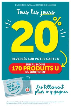 super-u - Current Super U - Ma sélection Carte U avril leaflet valid from du mardi 07/04/2026 to du dimanche 03/05/2026