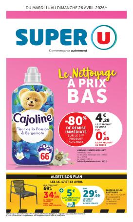 super-u - Prospectus Super U valide du du mardi 14/04/2026 au du dimanche 26/04/2026