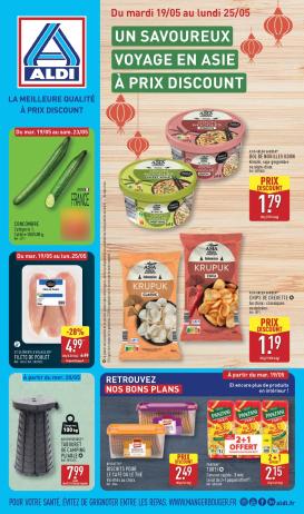 aldi - Flyer ALDI pour la semaine prochaine du du mardi 19/05/2026 au du lundi 25/05/2026