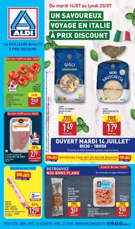 aldi - Current ALDI leaflet valid from du mardi 14/07/2026 to du lundi 20/07/2026