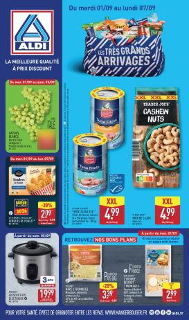 aldi - Flyer ALDI pour la semaine prochaine du du mardi 01/09/2026 au du lundi 07/09/2026