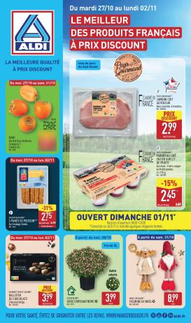aldi - Flyer ALDI pour la semaine prochaine du du mardi 27/10/2026 au du lundi 02/11/2026