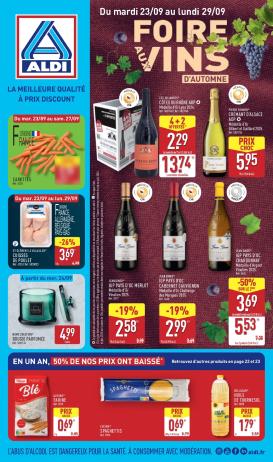 aldi - Catalogue ALDI valable du 23/09 au 29/09